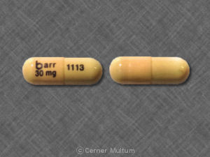 Barr 30 mg 1113 Pill Peach Capsule/Oblong - Pill Identifier